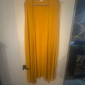 LuLaRoe Vibrant Yellow Maxi Skirt